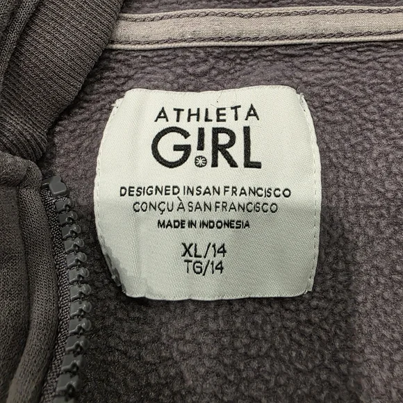 Athleta Kids Lavender Zip-Up Jacket - Picture 2 of 6